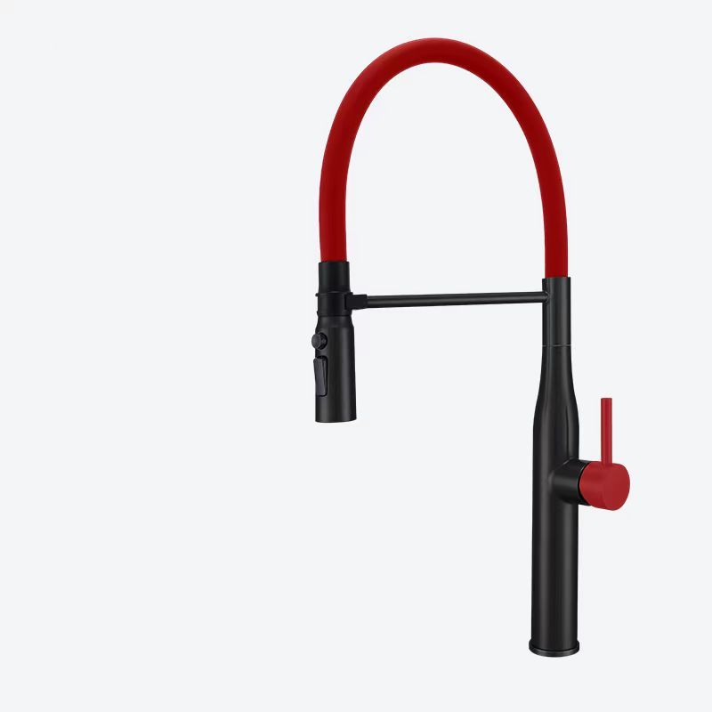 Aerisund | Industrial Arched Profile Retractable Spout Kitchen Sink Mixer Tap