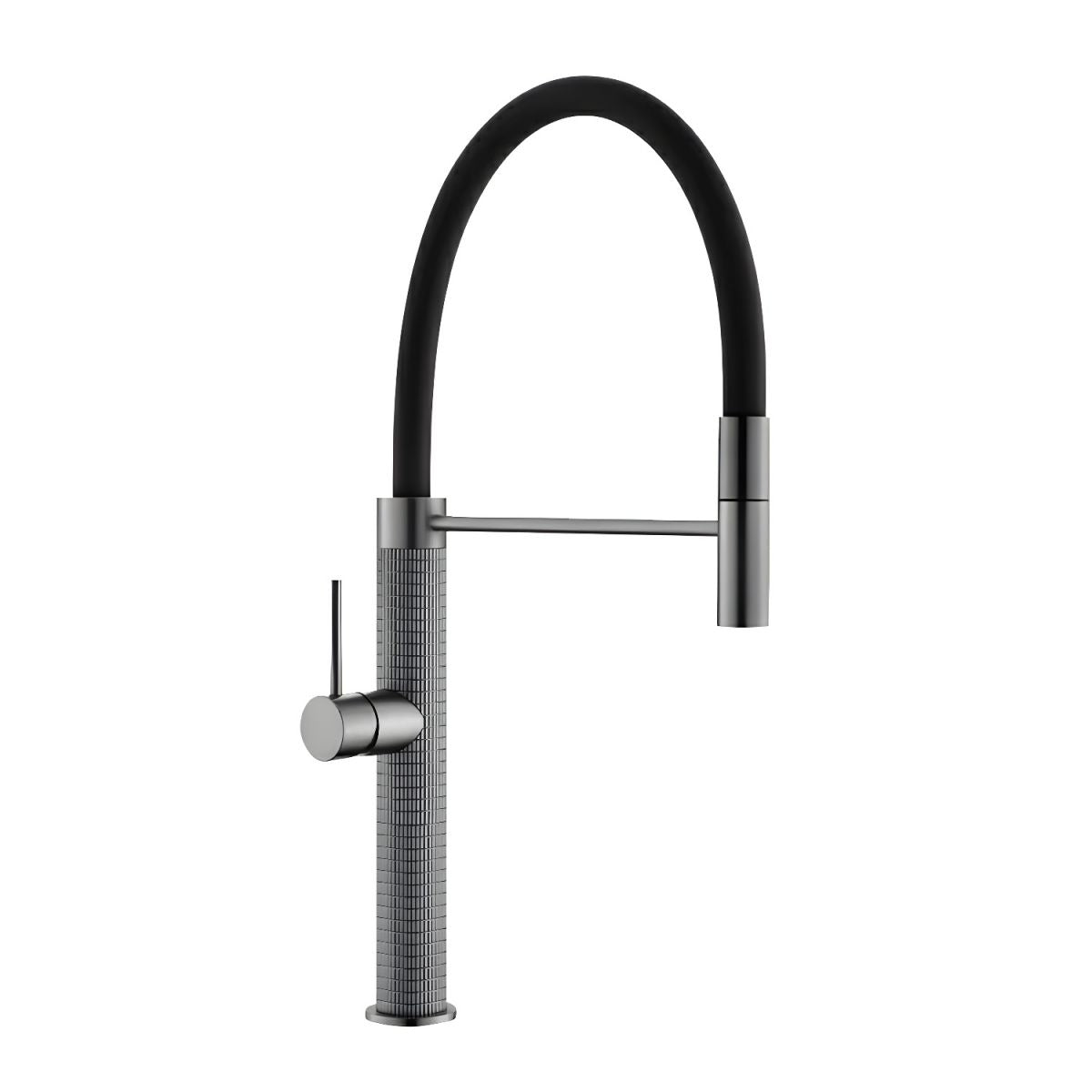 Lythvike | Industrial High Arc Swivel Spout Kitchen Sink Mixer Tap with Single Lever