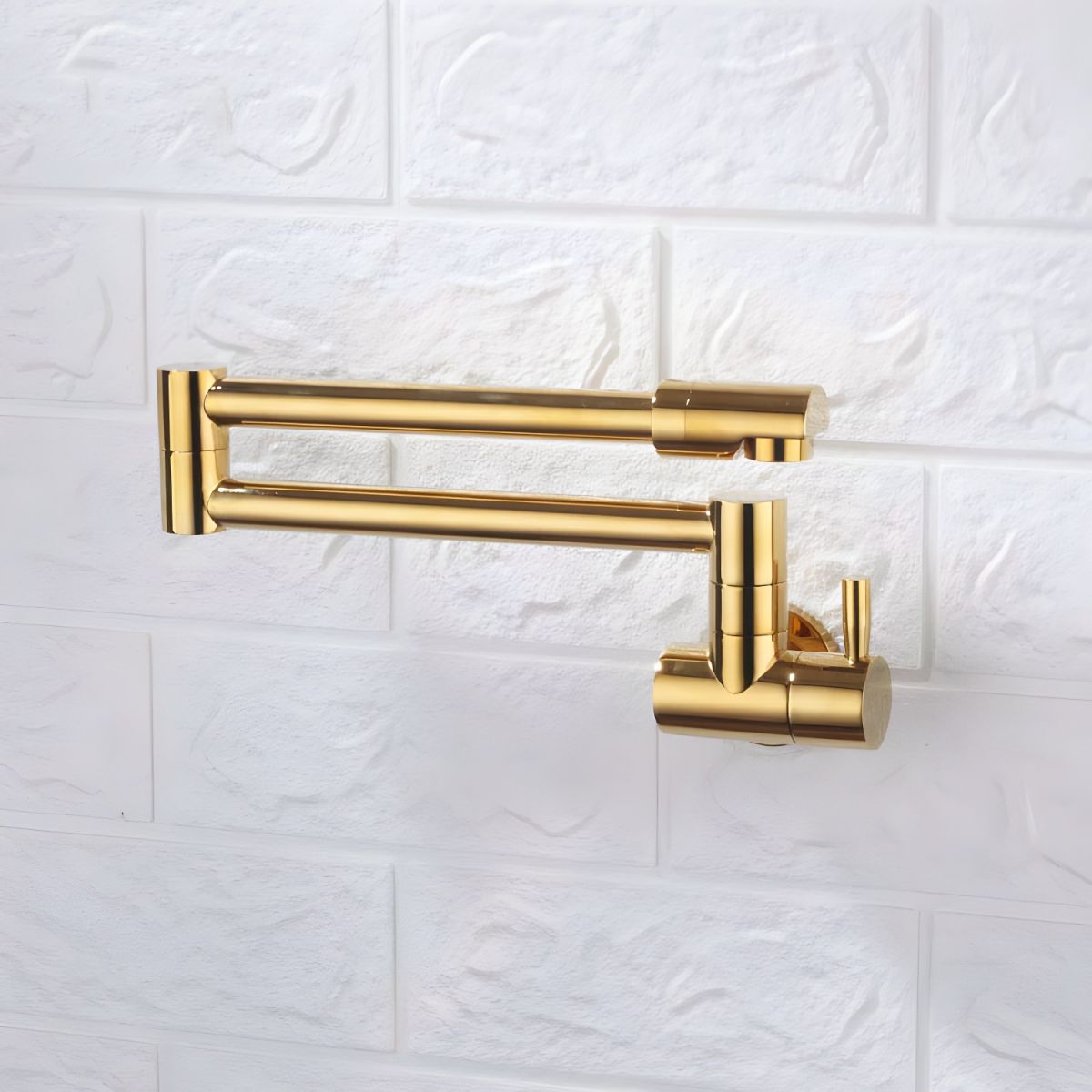 Sylviken | Sleek Wall Mounted Articulated Swivel Spout Kitchen Pot Filler Tap