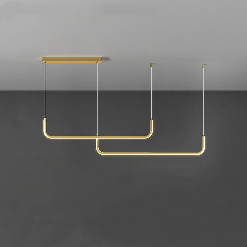 Alvura | Minimalist Geometric Linear Pendant Light