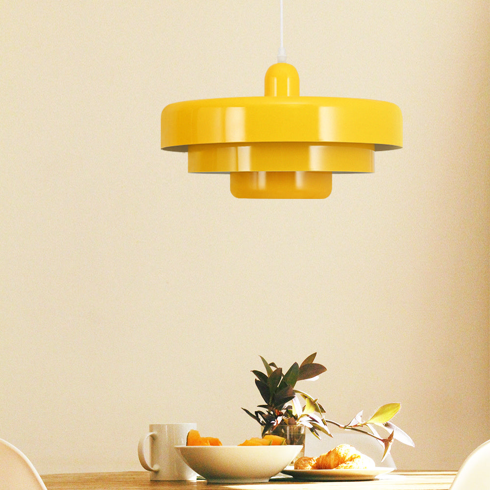 Retrova | Mid Century Modern Layered Iron Pendant Light