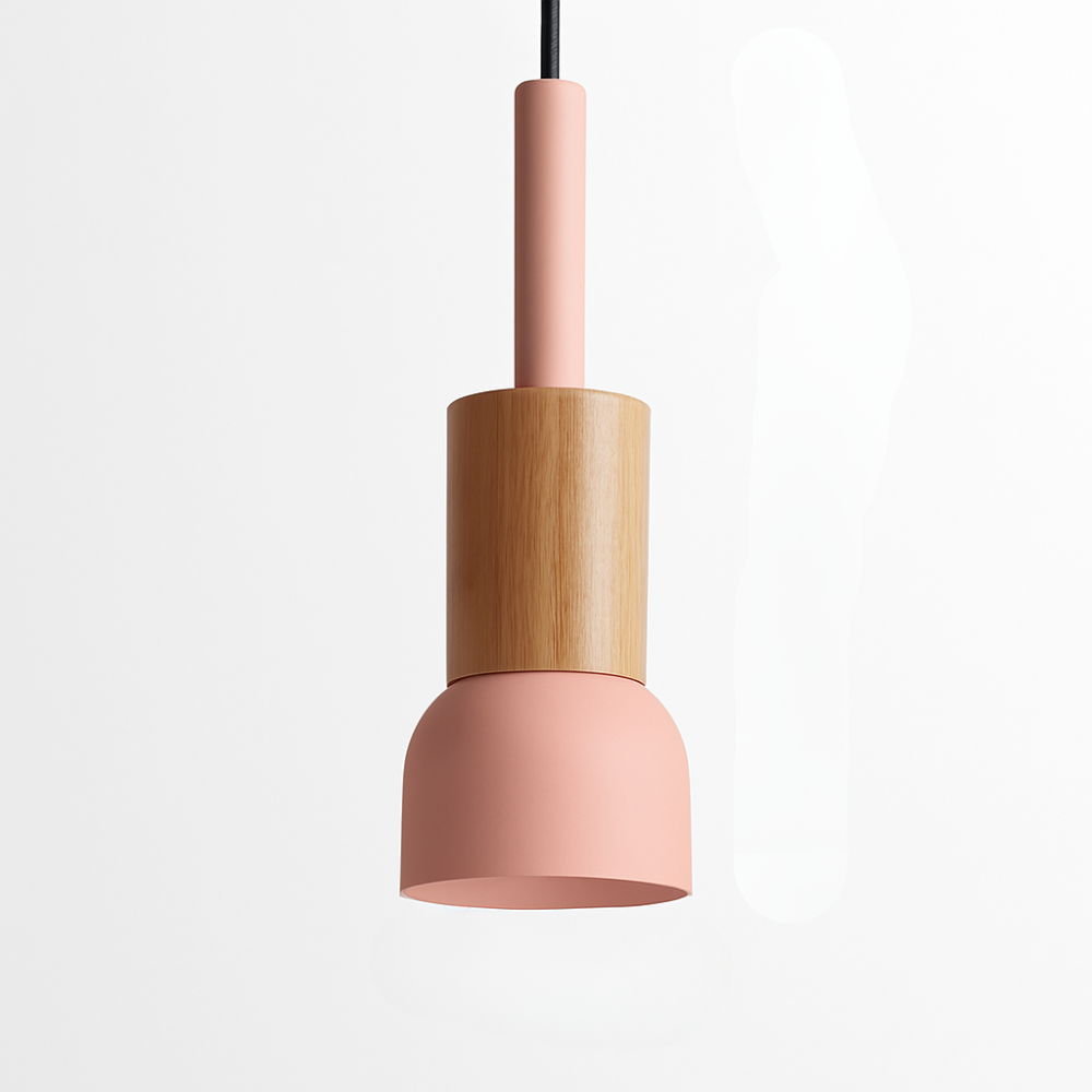 Briventa | Nordic Geometric Wood Metal Modern Pendant Ceiling Light