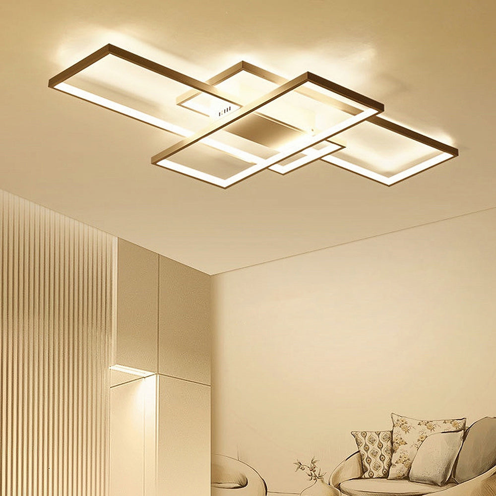 Nexa | Contemporary Overlapping Geometric Ceiling Light