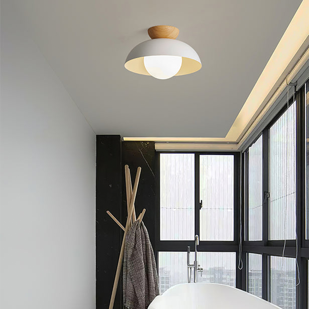 Lumiya | Modern Nordic Metal Dome Ceiling Light