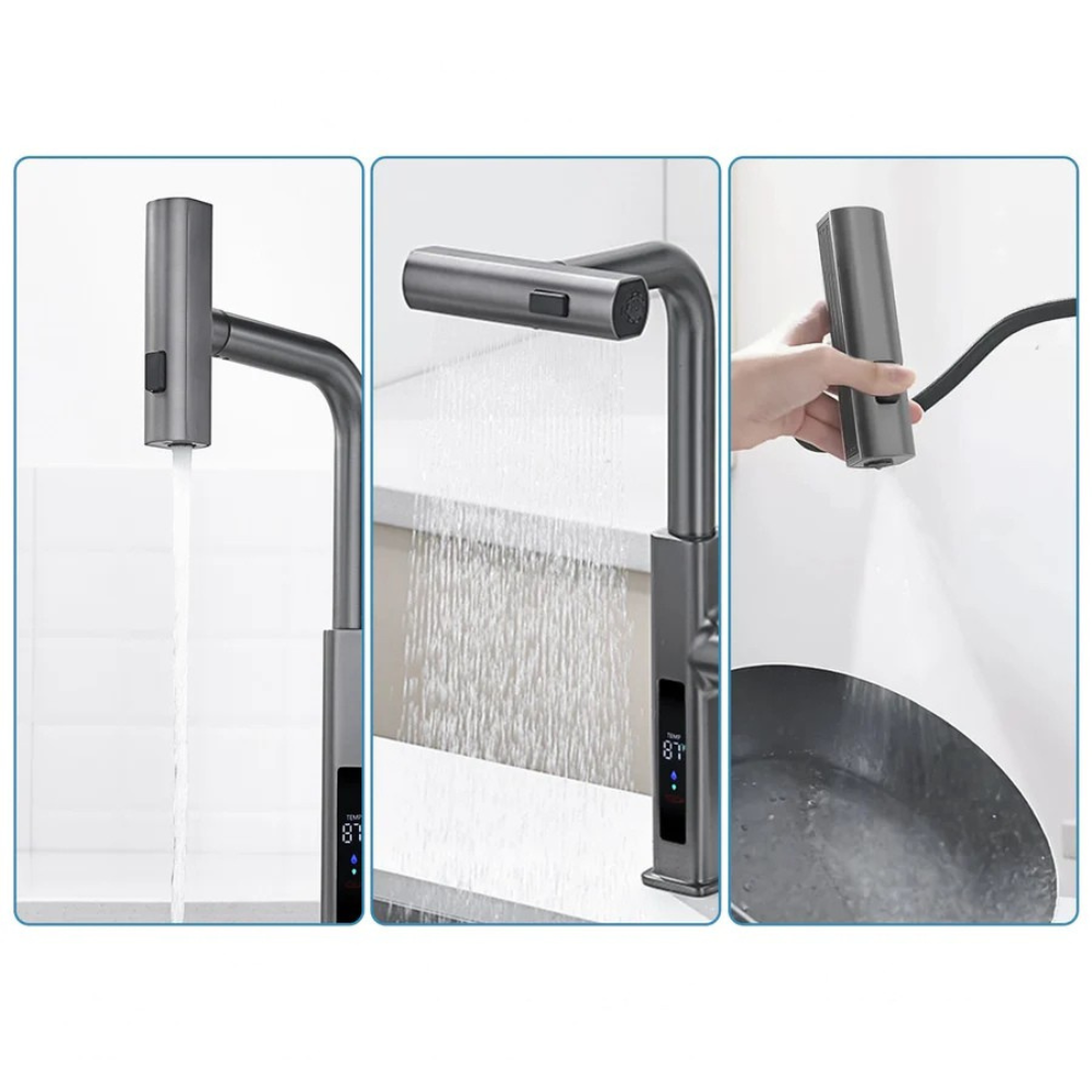 Nova | Smart Kitchen Mixer Tap With Pull Out Sprayer