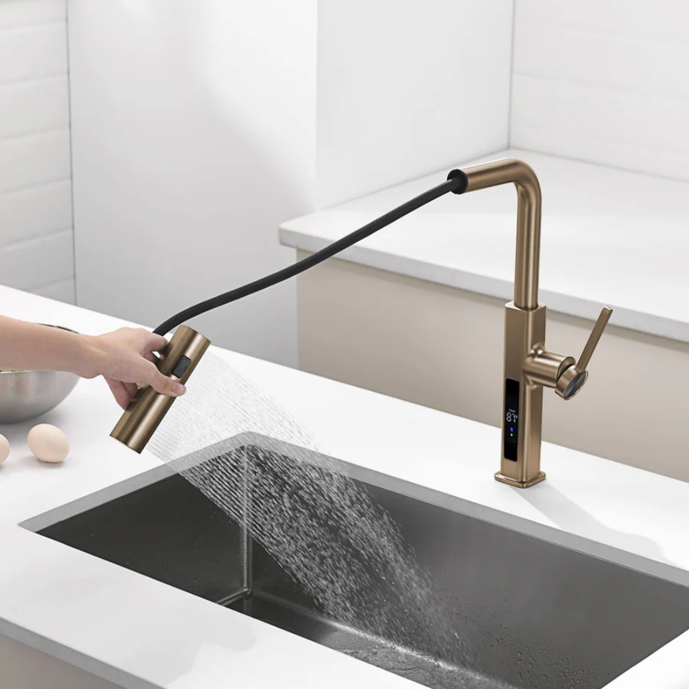 Nova | Smart Kitchen Mixer Tap With Pull Out Sprayer