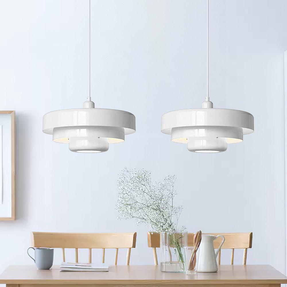 Retrova | Mid Century Modern Layered Iron Pendant Light
