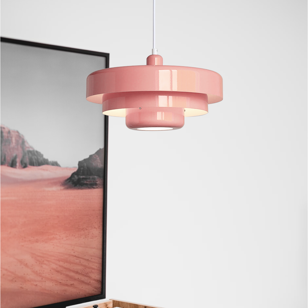 Retrova | Mid Century Modern Layered Iron Pendant Light