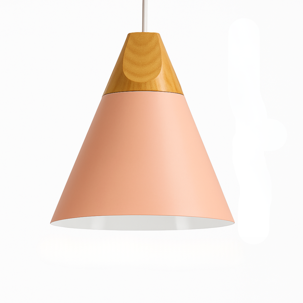 Virelo | Modern Nordic Metal And Wood Pendant Light