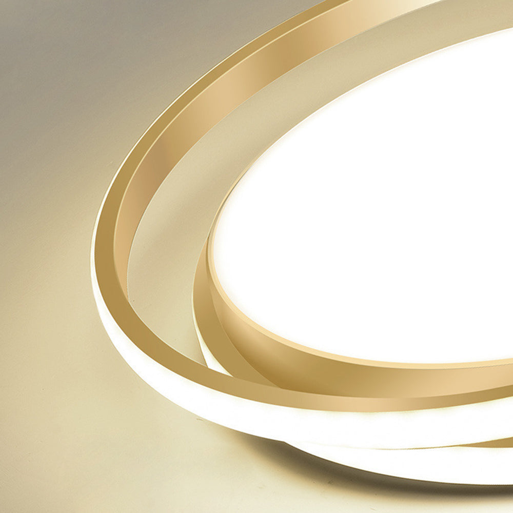 Halo | Contemporary Circular Flush Mount Ceiling Light