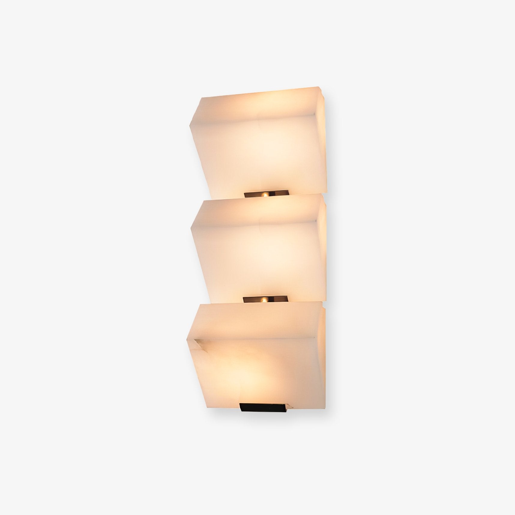 Luvidior | Architectural Column Alabaster Stone Blocks Wall Light