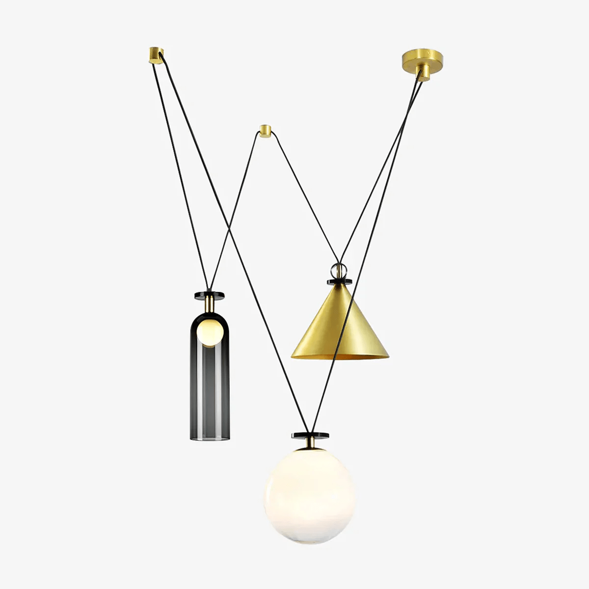 Vondisur | Minimalist Geometric Modular Pendant Light