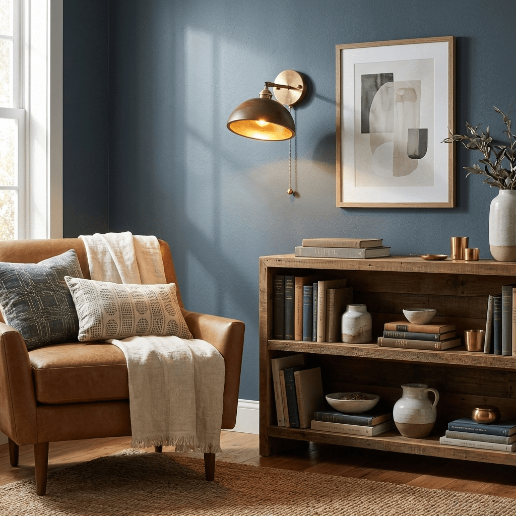 Thorgren | Midcentury Geometric Cone Silhouette Wooden Wall Light
