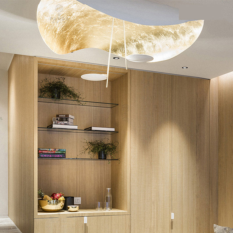 Elnari | Sculpted Leaf Silhouette Modern Pendant Ceiling Light