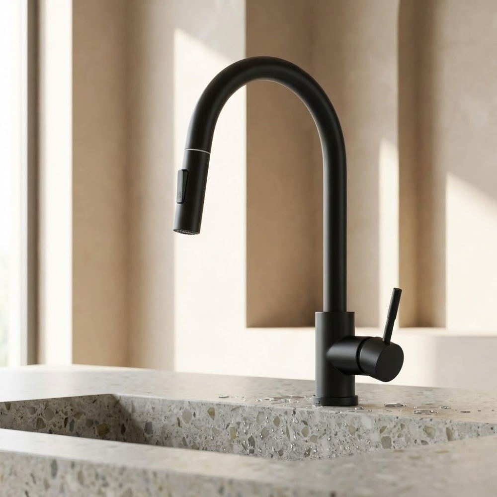 Auralux | Smart Touch Kitchen Tap with Pull-Out Sprayer