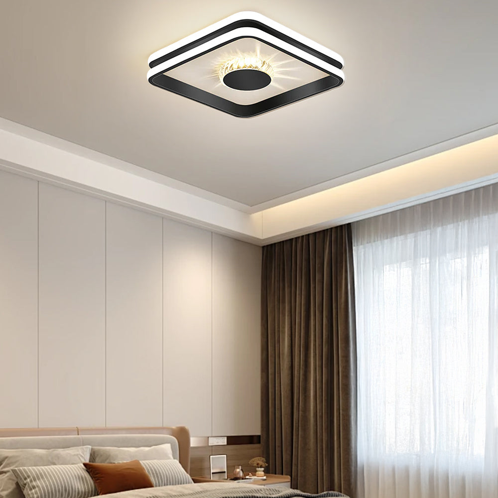 Circa | Modern Minimalist Double Ring Ceiling Light