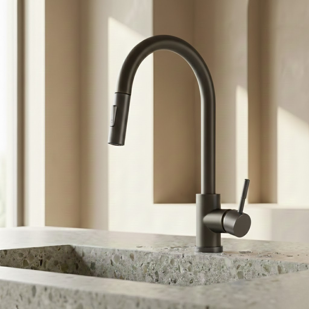 Auralux | Smart Touch Kitchen Tap with Pull-Out Sprayer