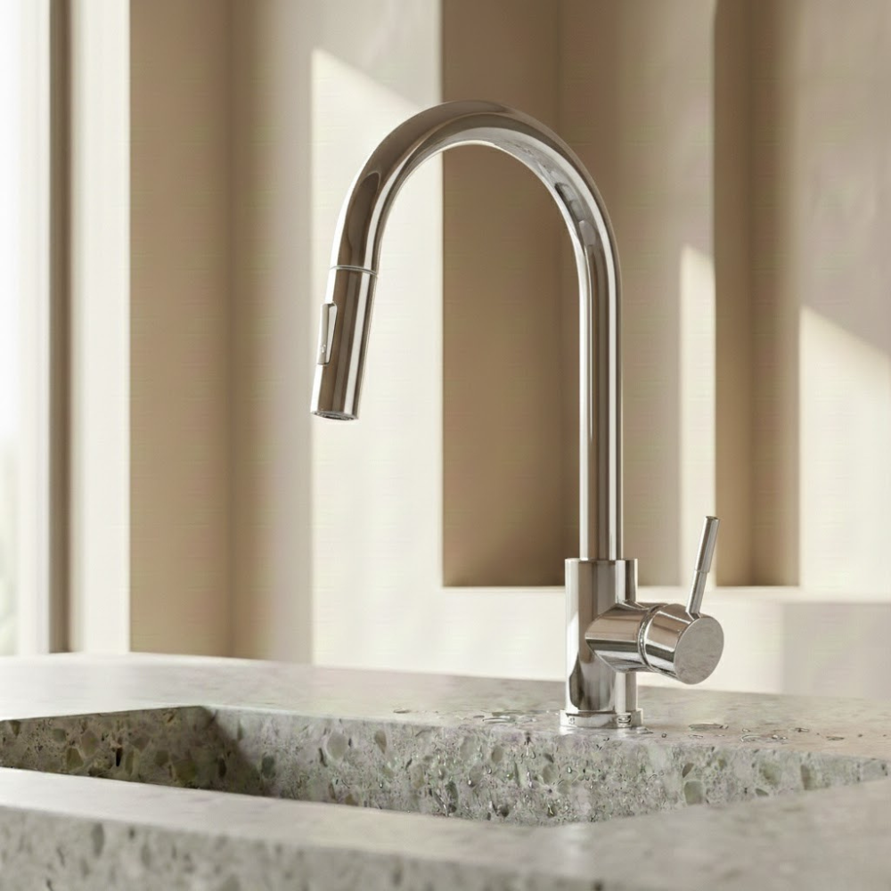 Auralux | Smart Touch Kitchen Tap with Pull-Out Sprayer