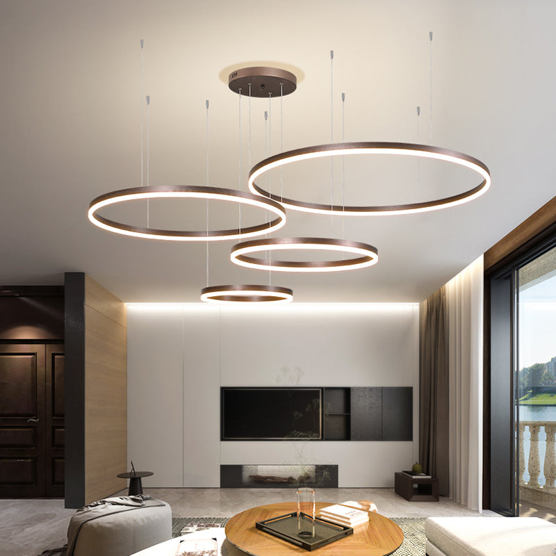 Zora | Modern Multi Ring Pendant Light