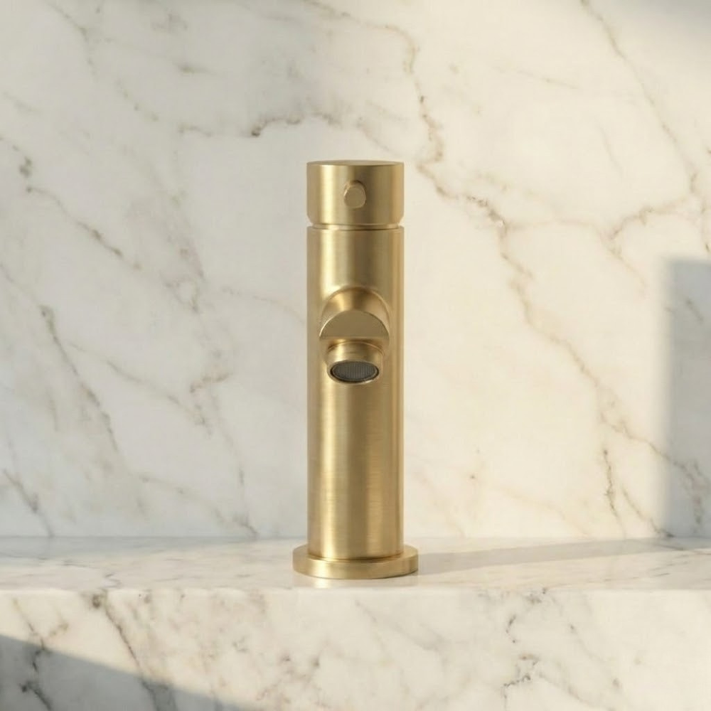 Calia | Modern Monobloc Bathroom Basin Mixer Tap with Aerator