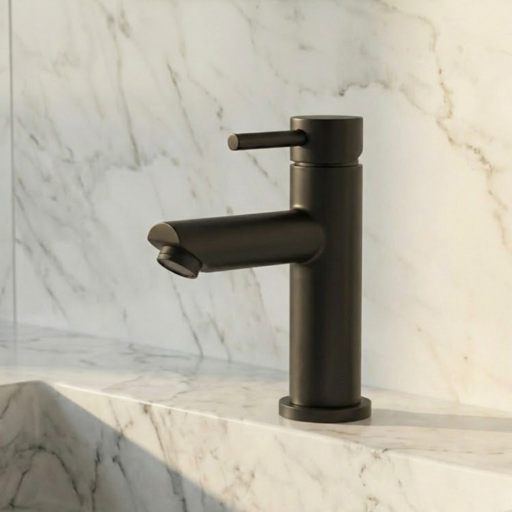 Calia | Modern Monobloc Bathroom Basin Mixer Tap with Aerator