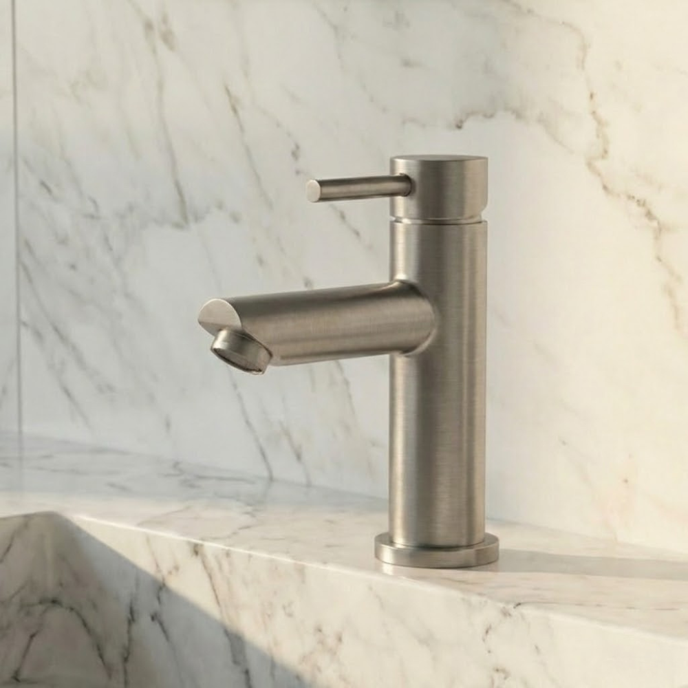 Calia | Modern Monobloc Bathroom Basin Mixer Tap with Aerator