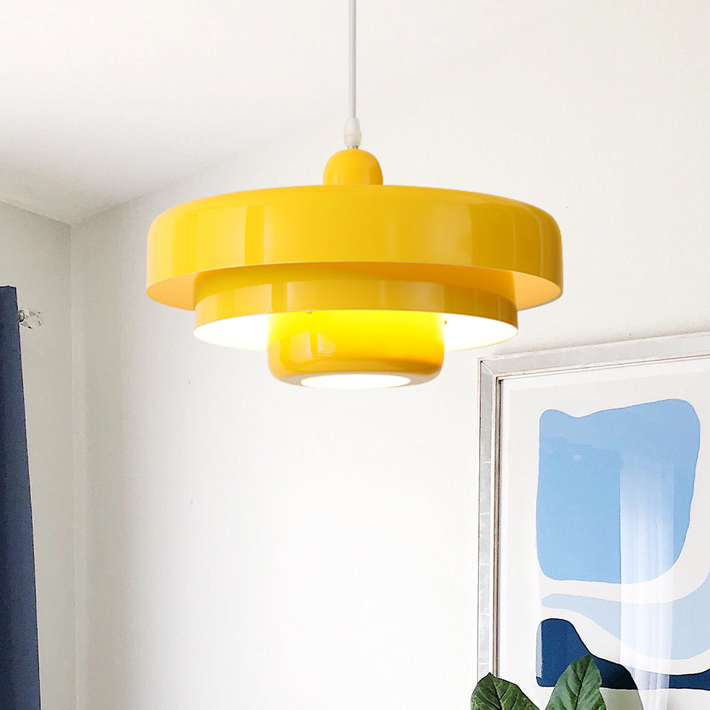 Retrova | Mid Century Modern Layered Iron Pendant Light