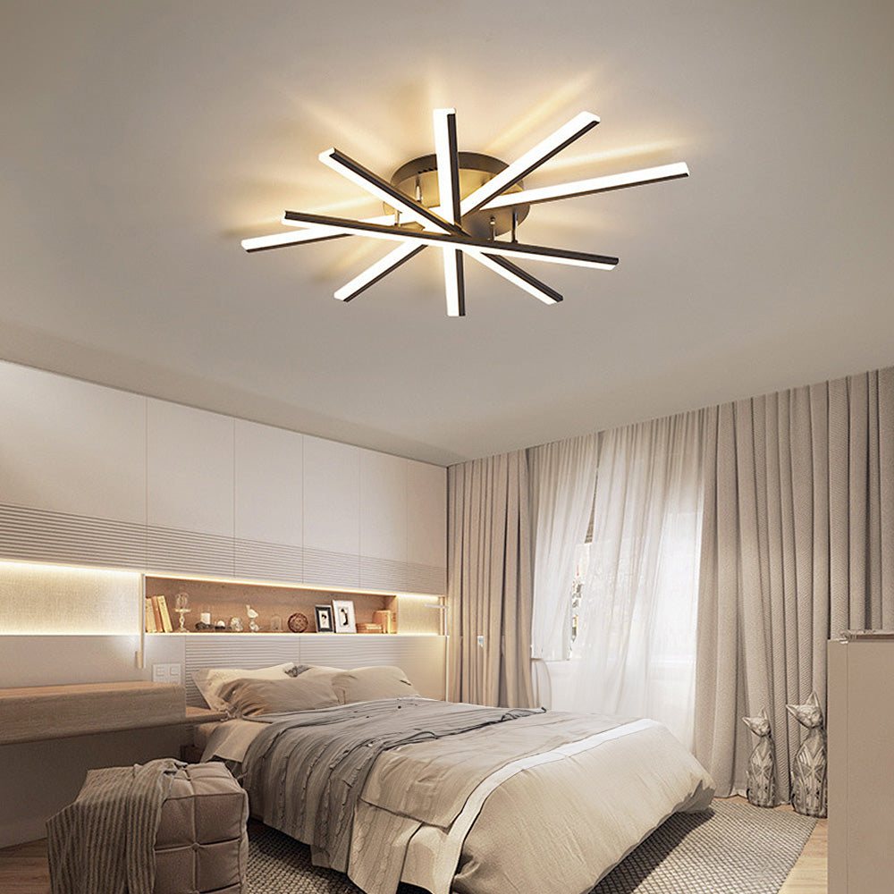 Astra | Modern Nordic Starburst Metal Ceiling Light