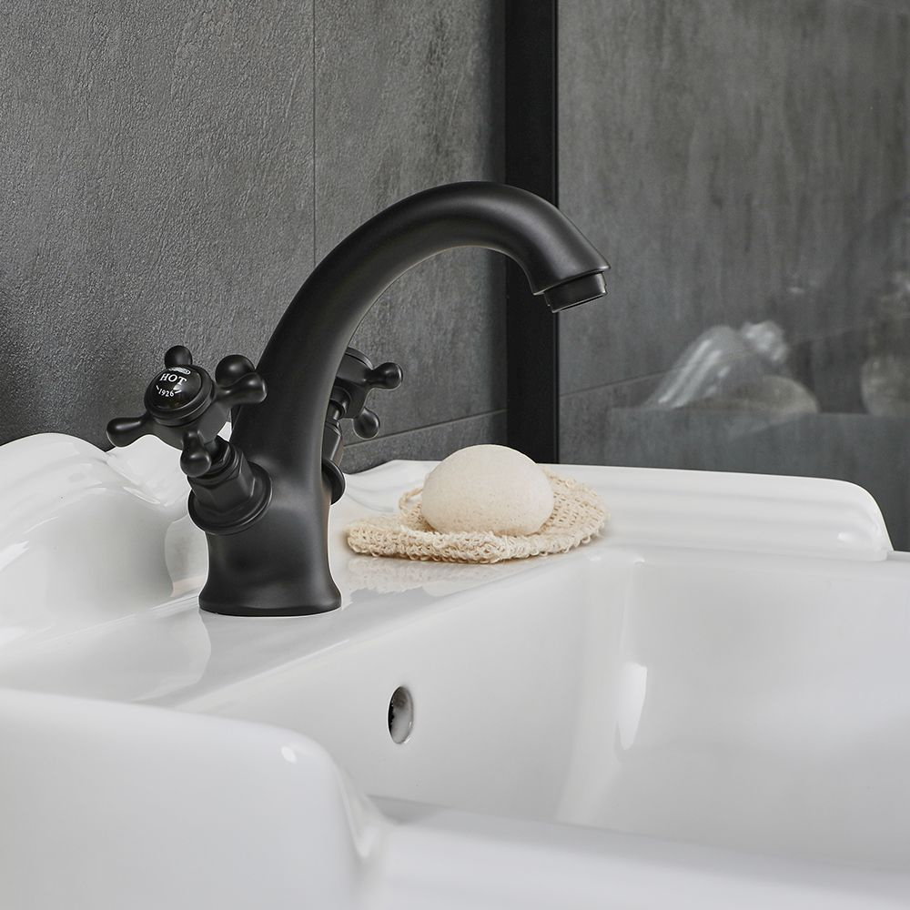 Noble | Traditional Bathroom Tap With Crosshead Handles