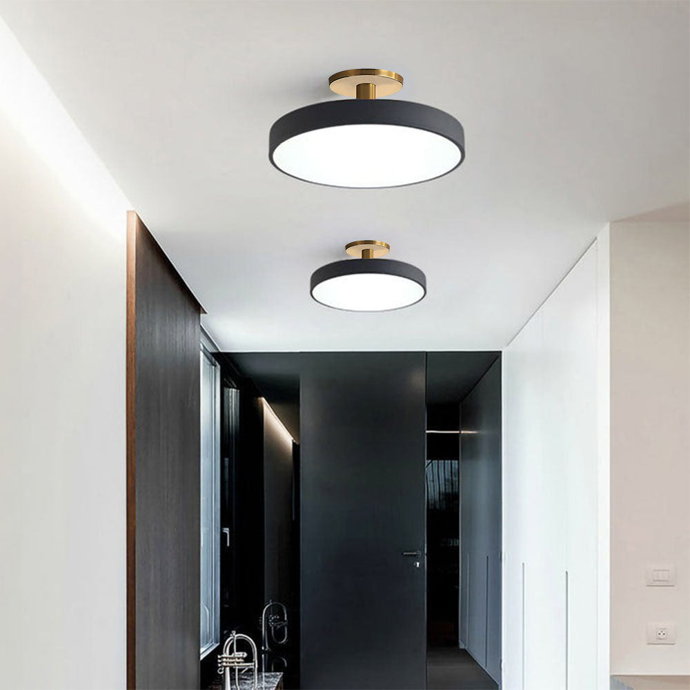 Orbi | Sleek Round Flush Mount Ceiling Light