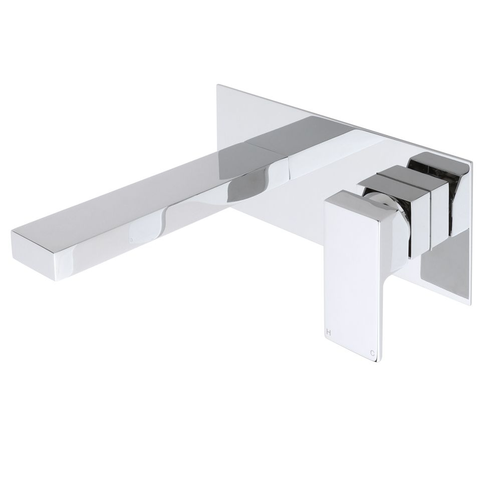 Vectra | Wall Mounted Square Profile Basin Mixer Tap