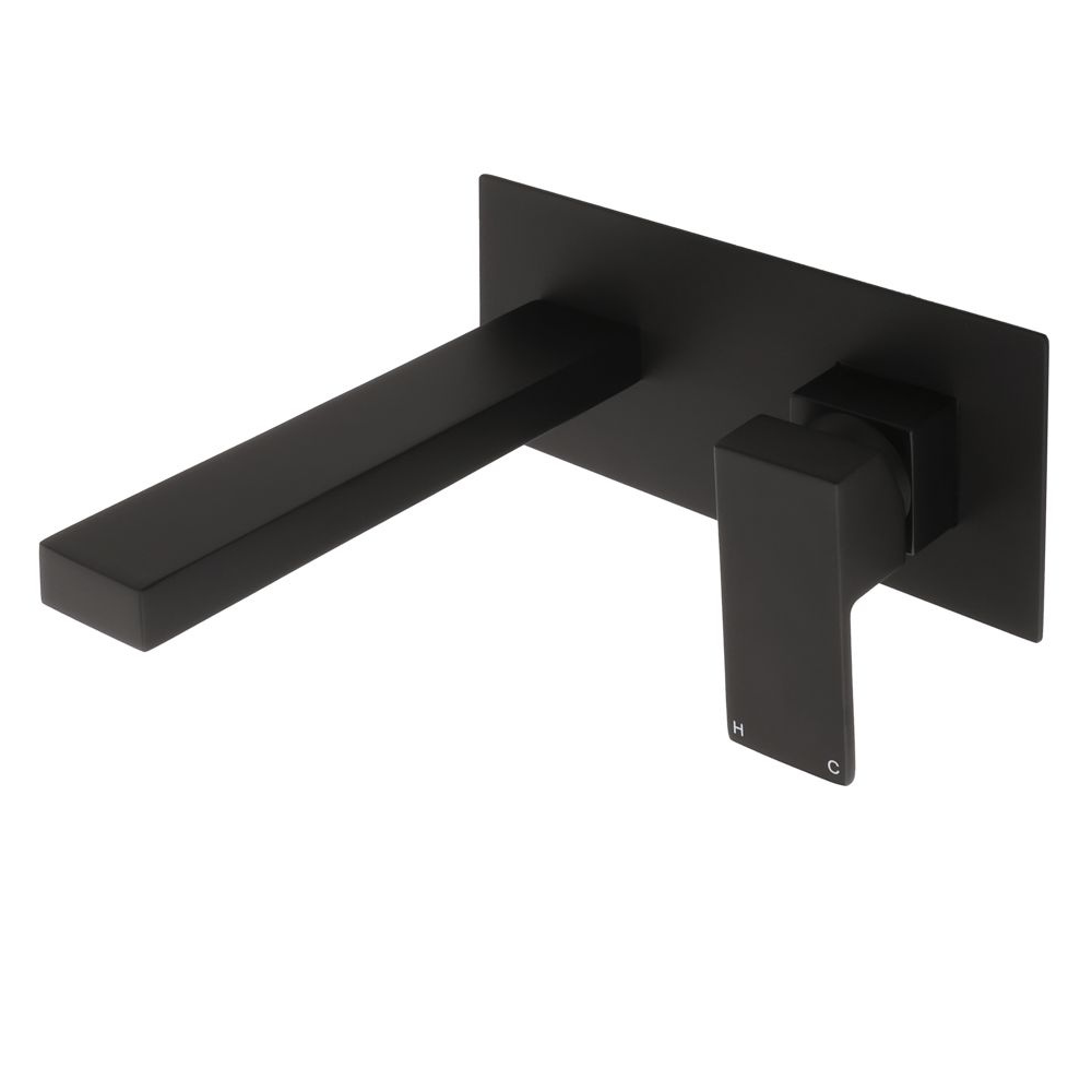 Vectra | Wall Mounted Square Profile Basin Mixer Tap