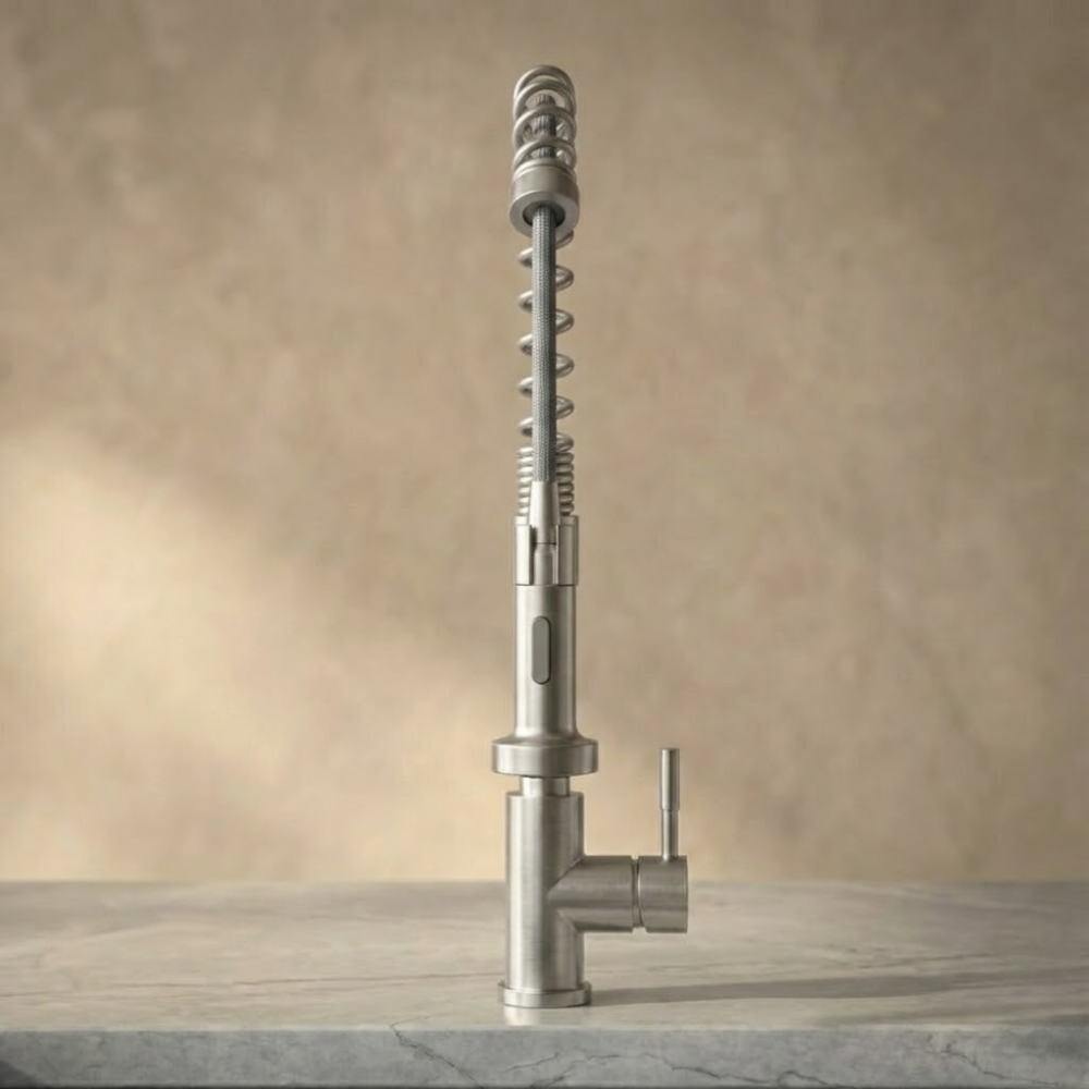 Helix | Pre-Rinse Kitchen Tap with Pull-Down Sprayer & Dual Mode Spray