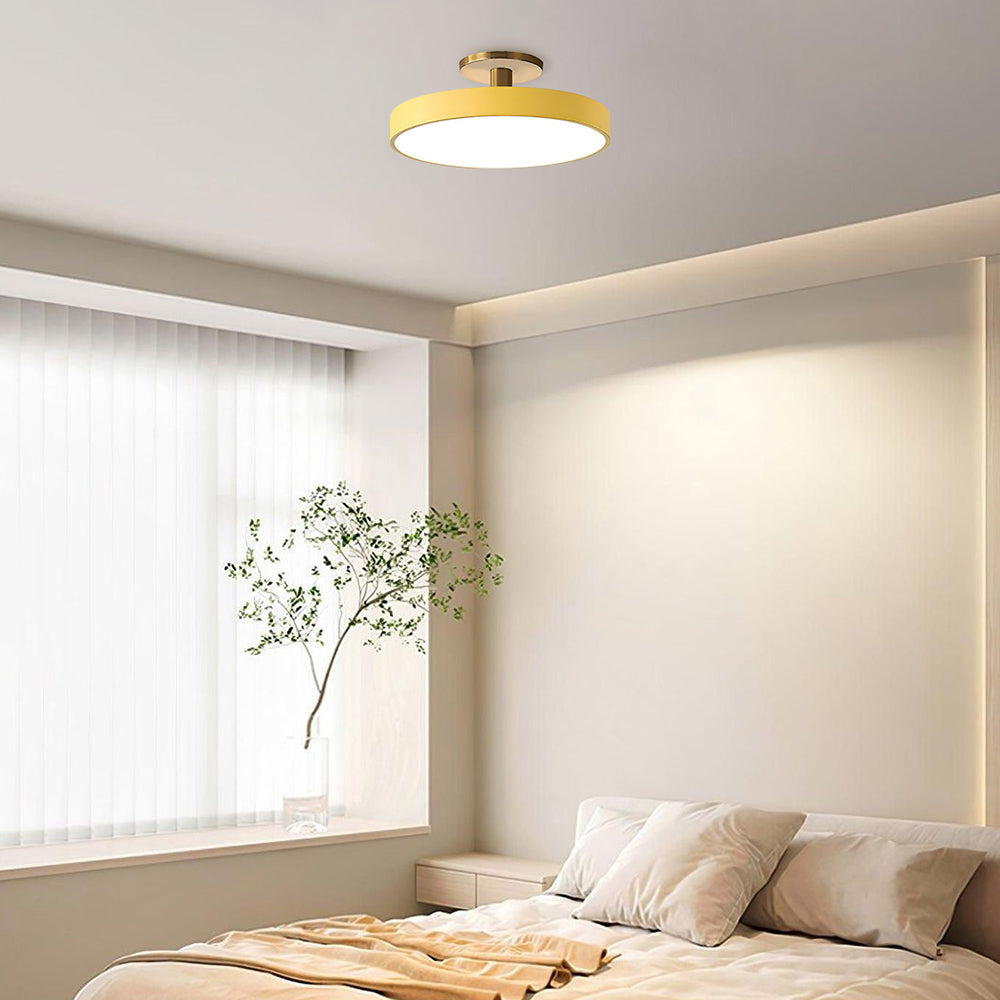 Orbi | Sleek Round Flush Mount Ceiling Light