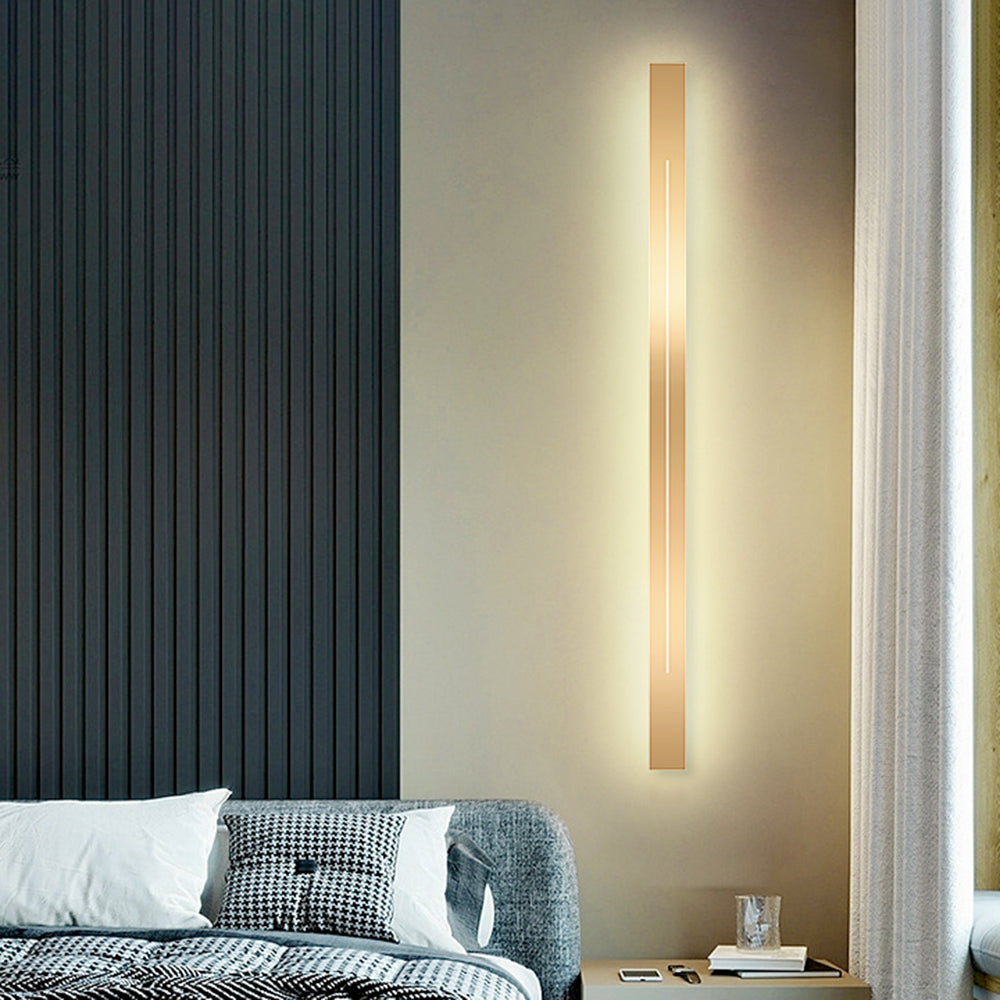 Azini | Sleek Geometric Vertical Rectangle Acrylic Wall Light