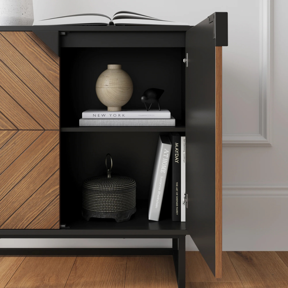 Sylvan | Modern Wooden Storage Cabinet with Adjustable Shelf
