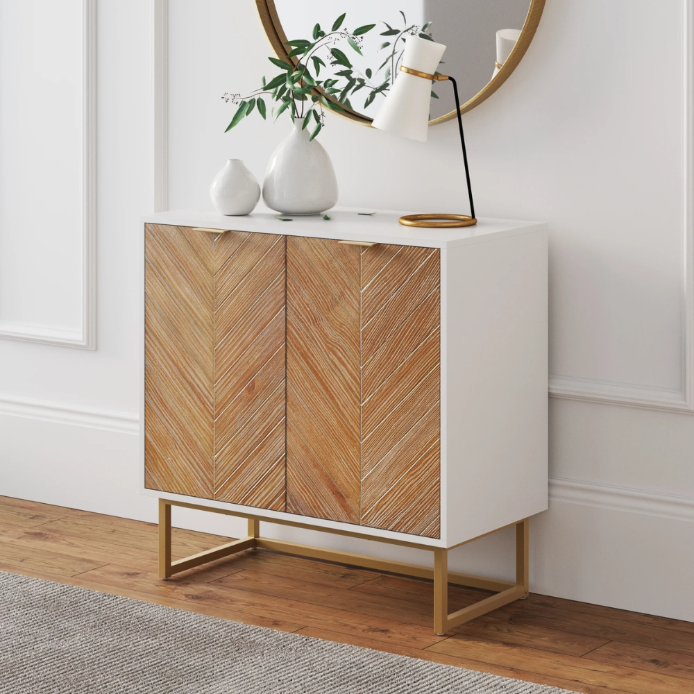Sylvan | Modern Wooden Storage Cabinet with Adjustable Shelf