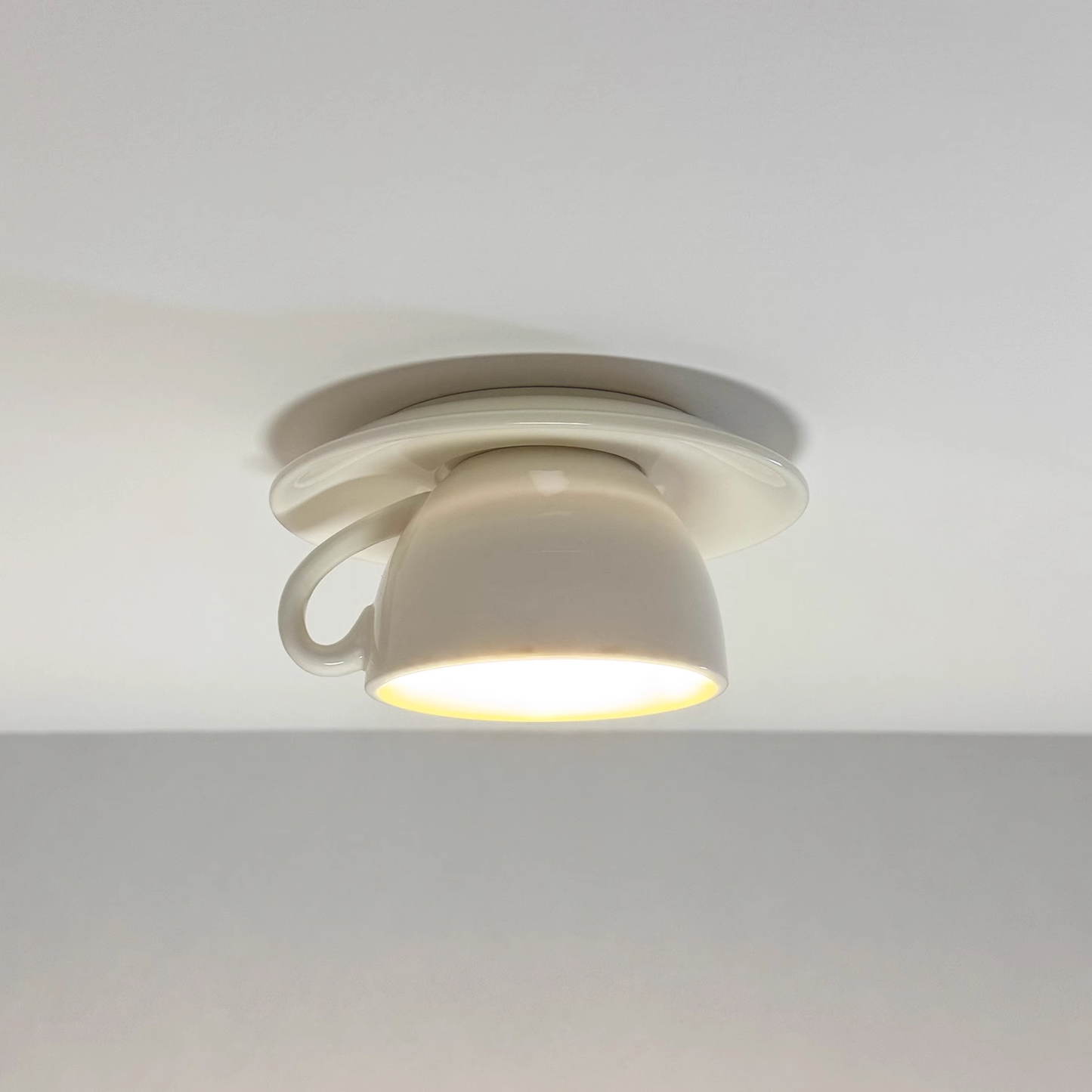 Valentina | Modern Ceramic Coffee Cup Flush Mount Ceiling Light