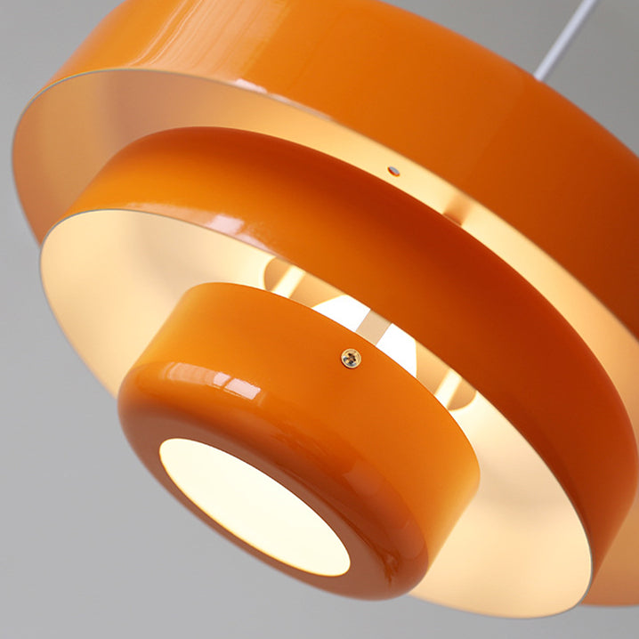 Retrova | Mid Century Modern Layered Iron Pendant Light