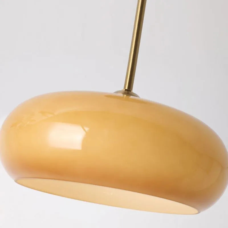 Aerisun | Minimalist Ambient Circular Glass Flush Mount Ceiling Light