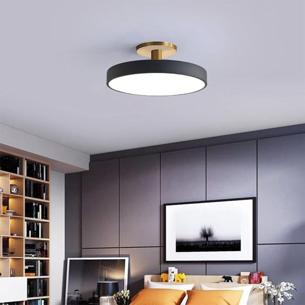 Orbi | Sleek Round Flush Mount Ceiling Light