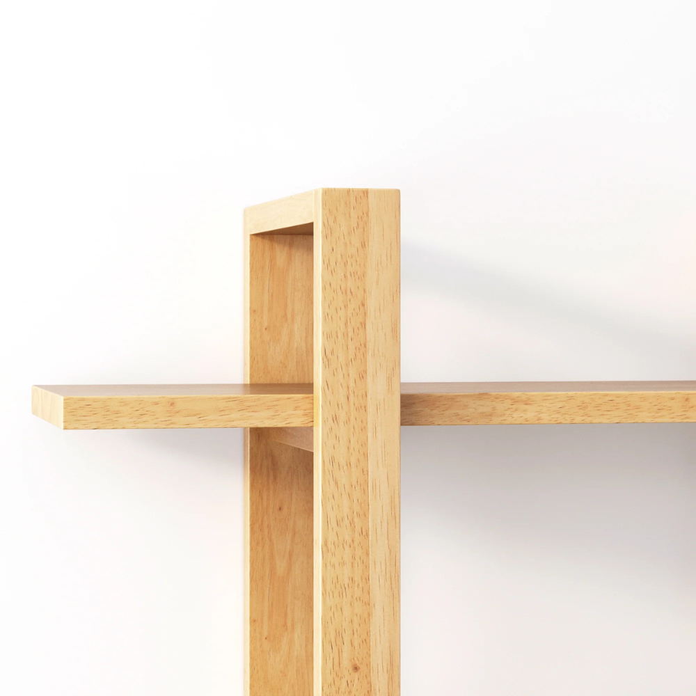 Aden | Modular Solid Wood Display Wall Shelf