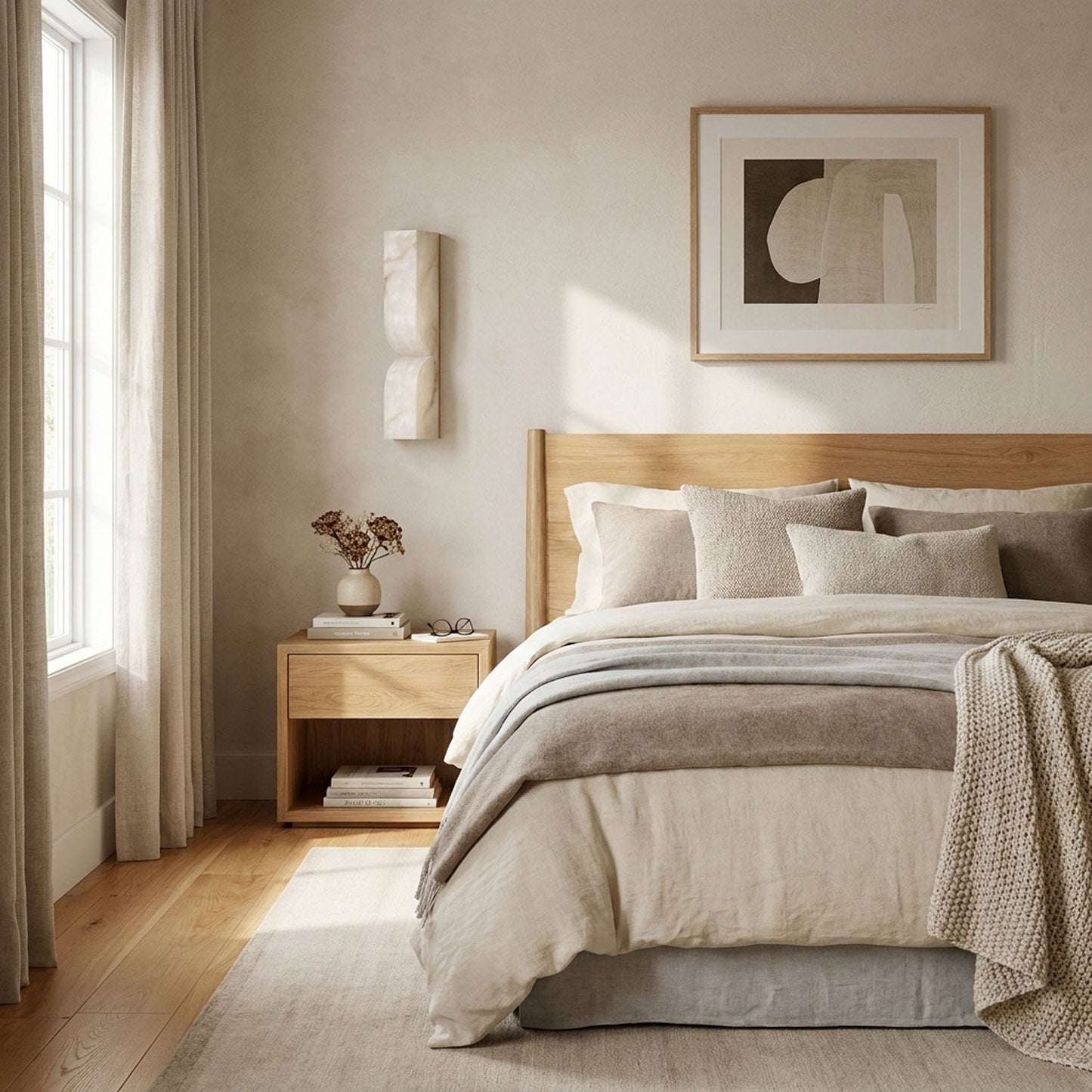 Marbrisso | Minimalist Carved Alabaster Stone Wall Light