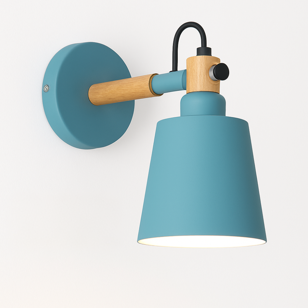 Vyrindo | Modern Nordic LED Wood Metal Wall Light