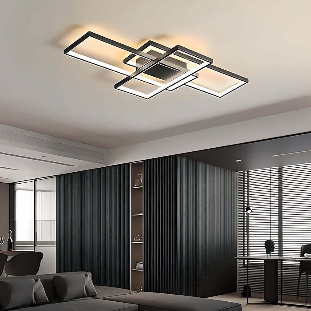 Nexa | Contemporary Overlapping Geometric Ceiling Light