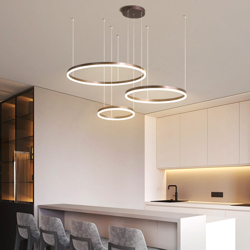 Zora | Modern Multi Ring Pendant Light