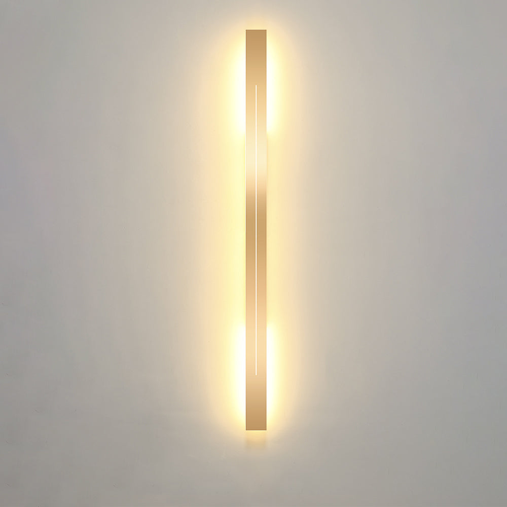 Azini | Sleek Geometric Vertical Rectangle Acrylic Wall Light
