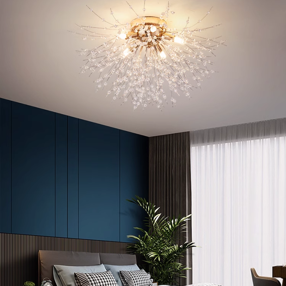 Aethelis | Starburst Firework Dandelion Pendant and Ceiling Light