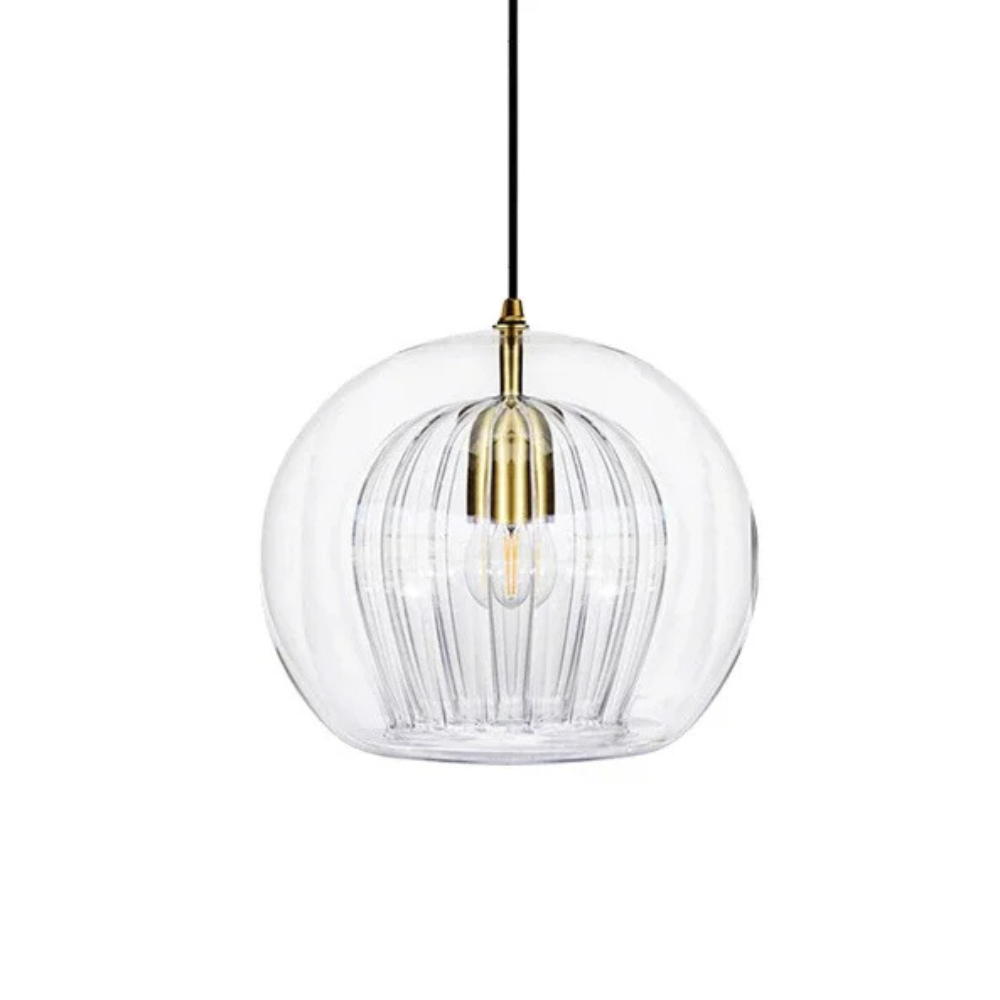 Lucia | Modern Handblown Glass Globe Pendant Light