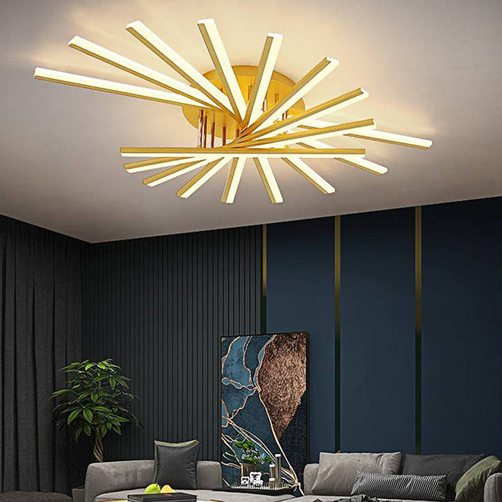 Astra | Modern Nordic Starburst Metal Ceiling Light